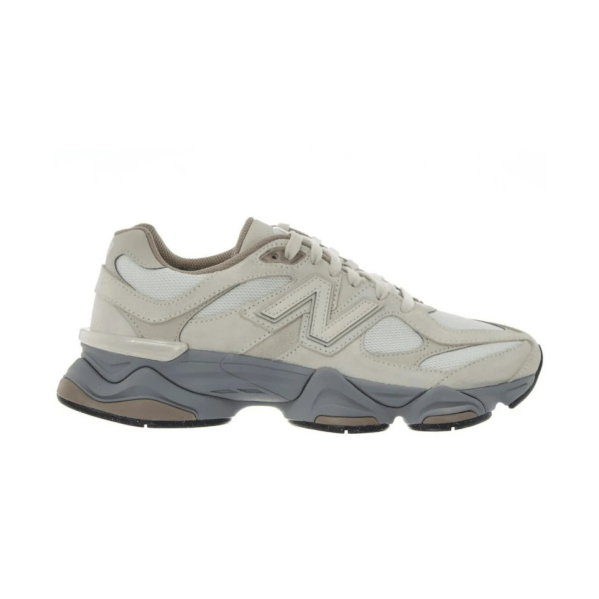 sneakers new balance 9060 unisexe turtledove slate grey profil