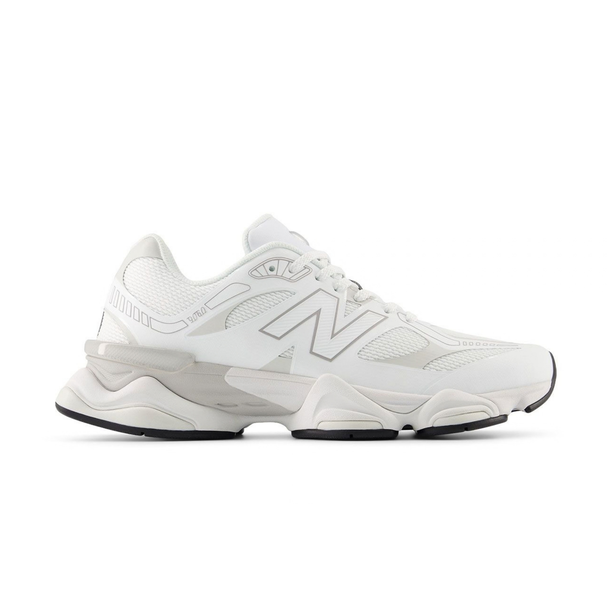 new balance 9060 unisexe white grey matter vue profil
