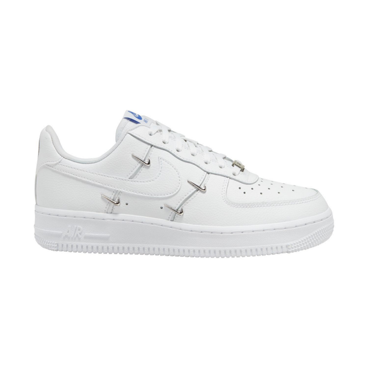 nike air force 1 07 lx femme blanc hyper royal profil