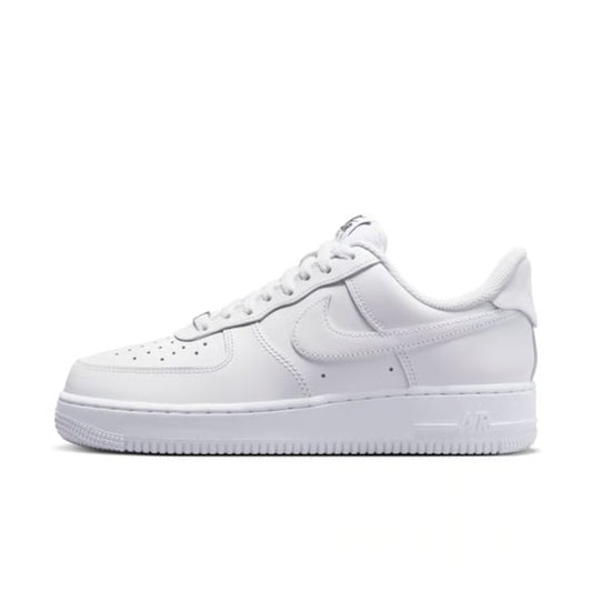 Nike Air Force 1 EasyOn femme triple white profil