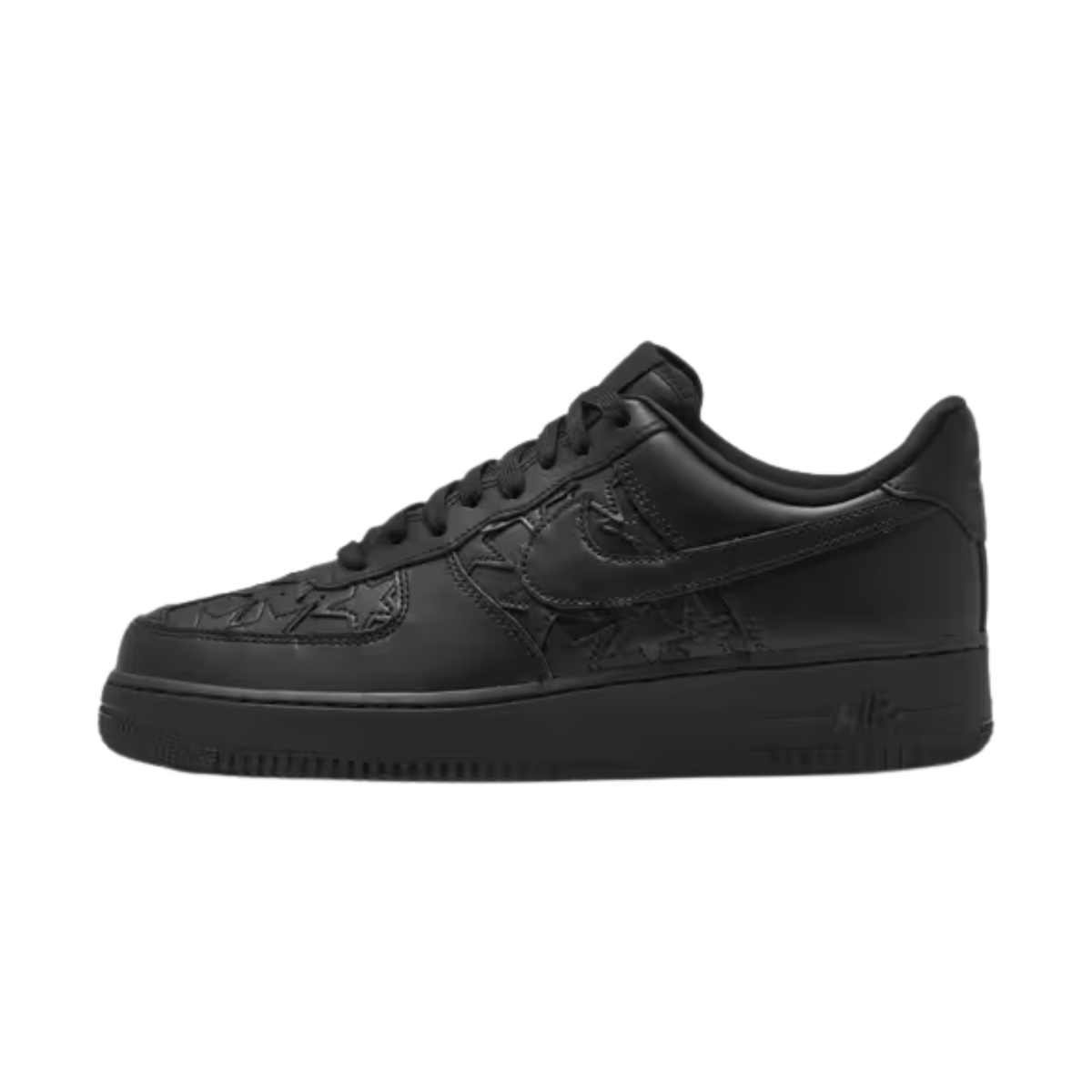 nike air force 1 low lv8 homme triple black stars vue extérieure