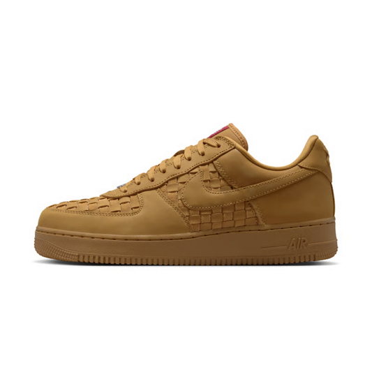 sneakers nike air force 1 low retro premium homme wheat vue de profil extérieur