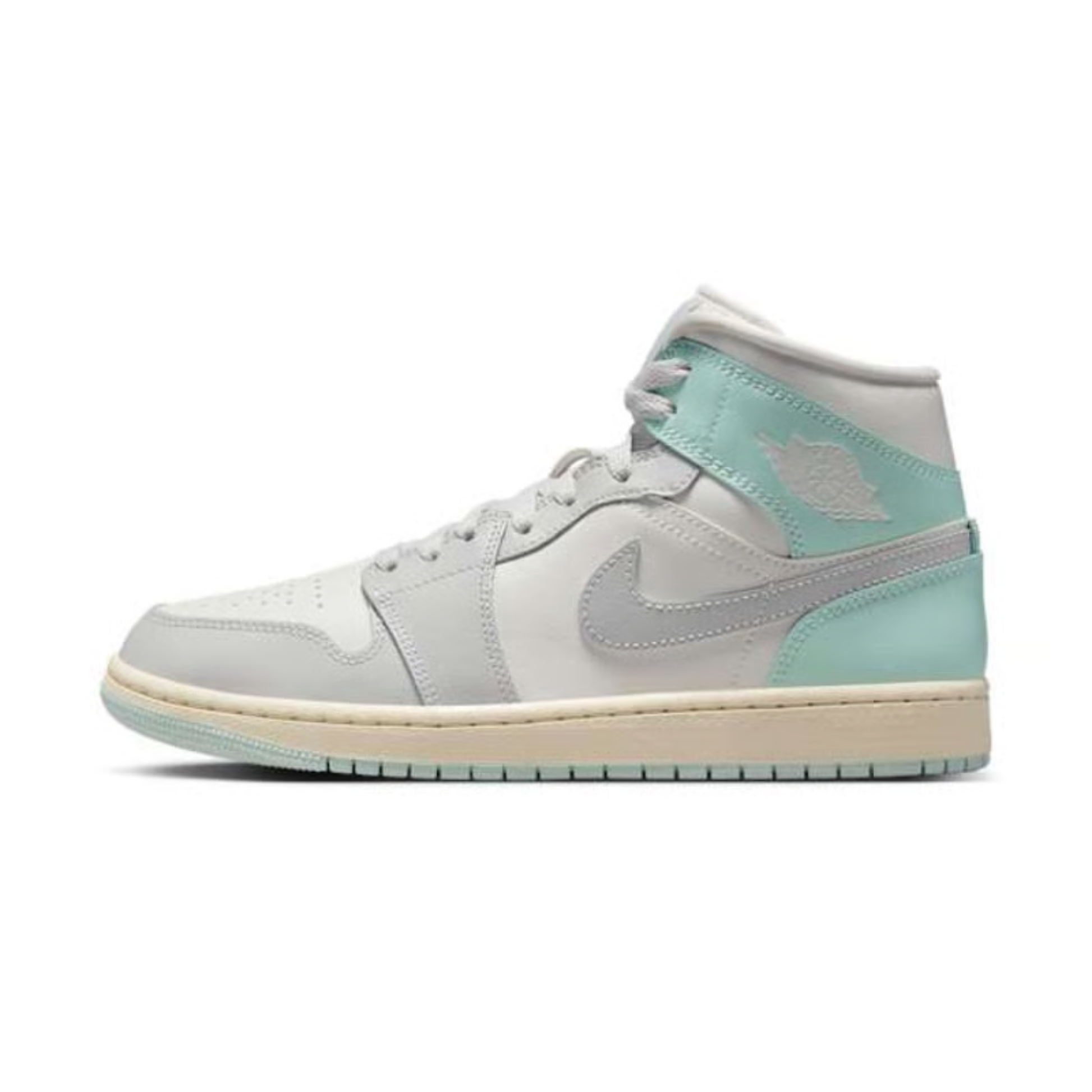 nike air jordan 1 mid femme igloo neutral grey