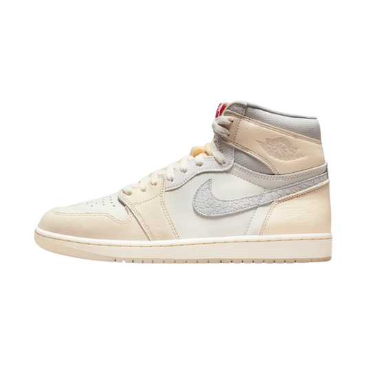 nike air jordan 1 retro high og sail university red profil gauche