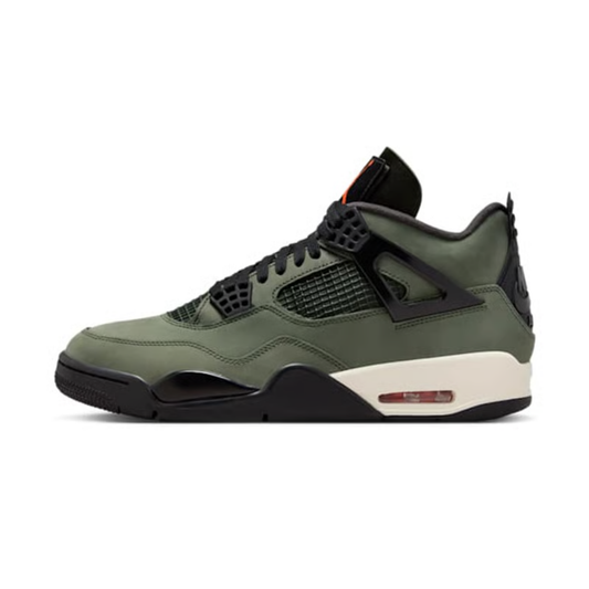 sneakers nike air jordan 4 retro undefeated homme deep green vue de profil extérieur
