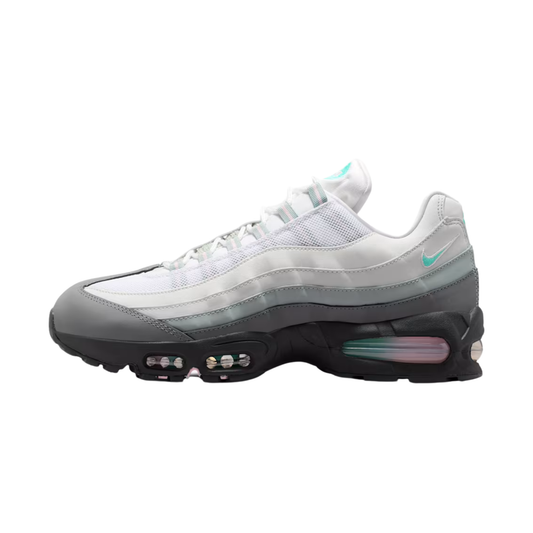 nike air max 95 big bubble anthracite hyper turquoise profil gauche