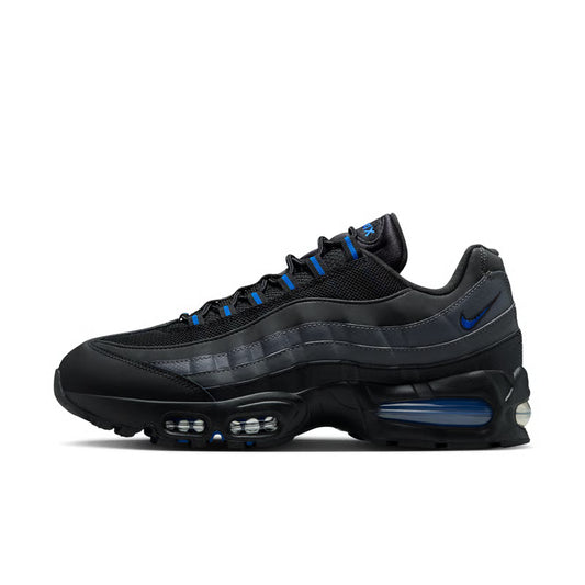 nike air max 95 big bubble noir bleu game royal vue de profil