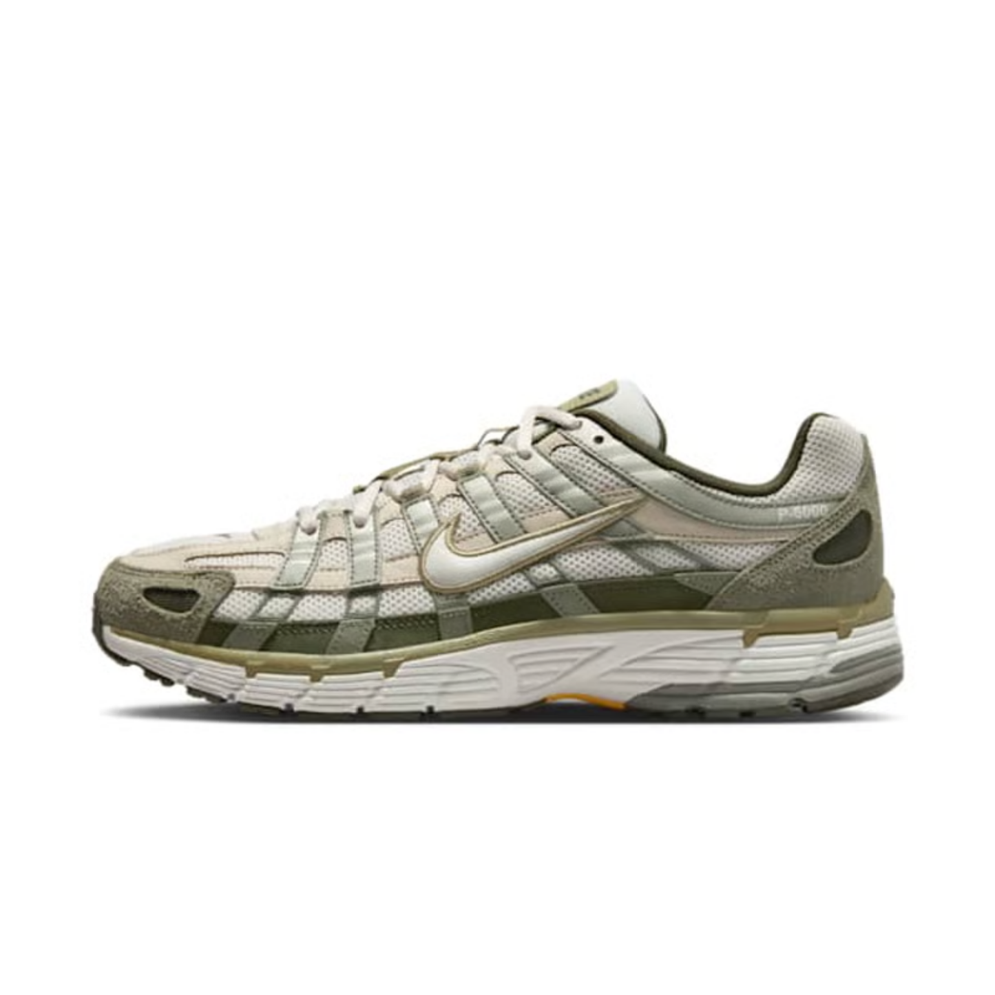 nike p-6000 light army cargo khaki profil gauche