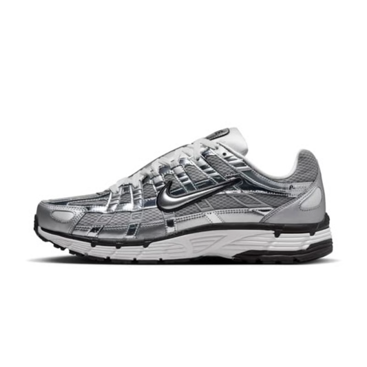 nike p-6000 metallic silver profil gauche
