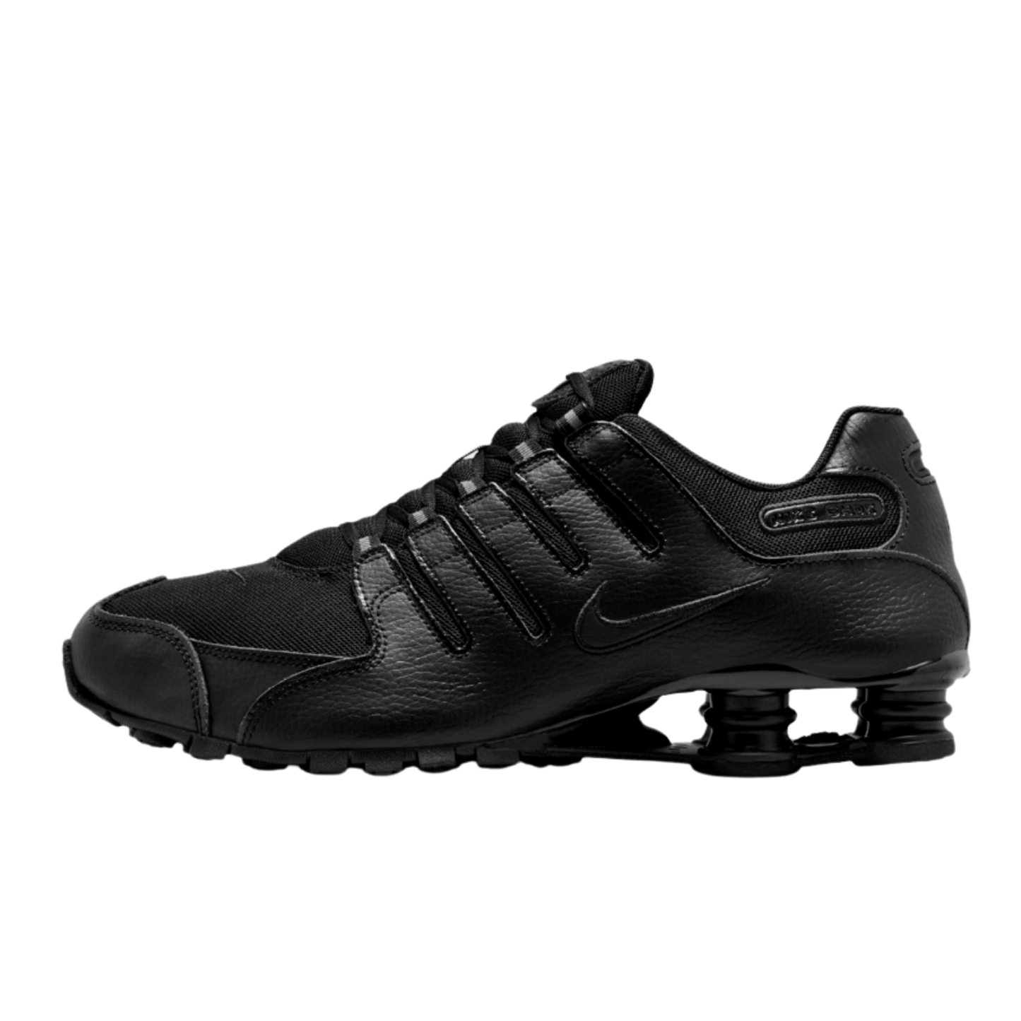 nike shox nz homme triple black profil