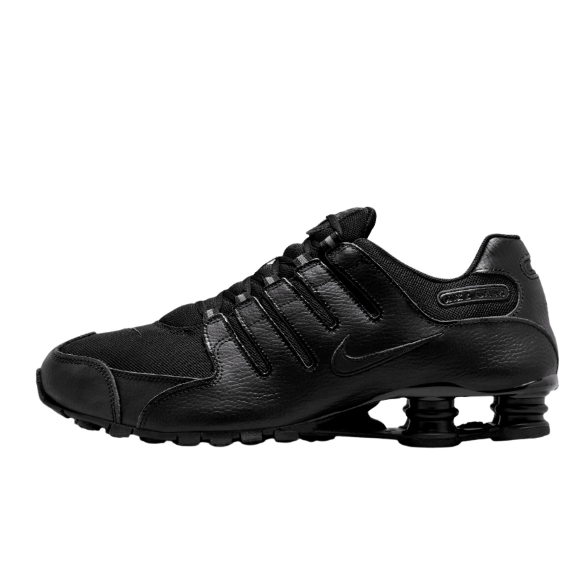 nike shox nz homme triple black profil