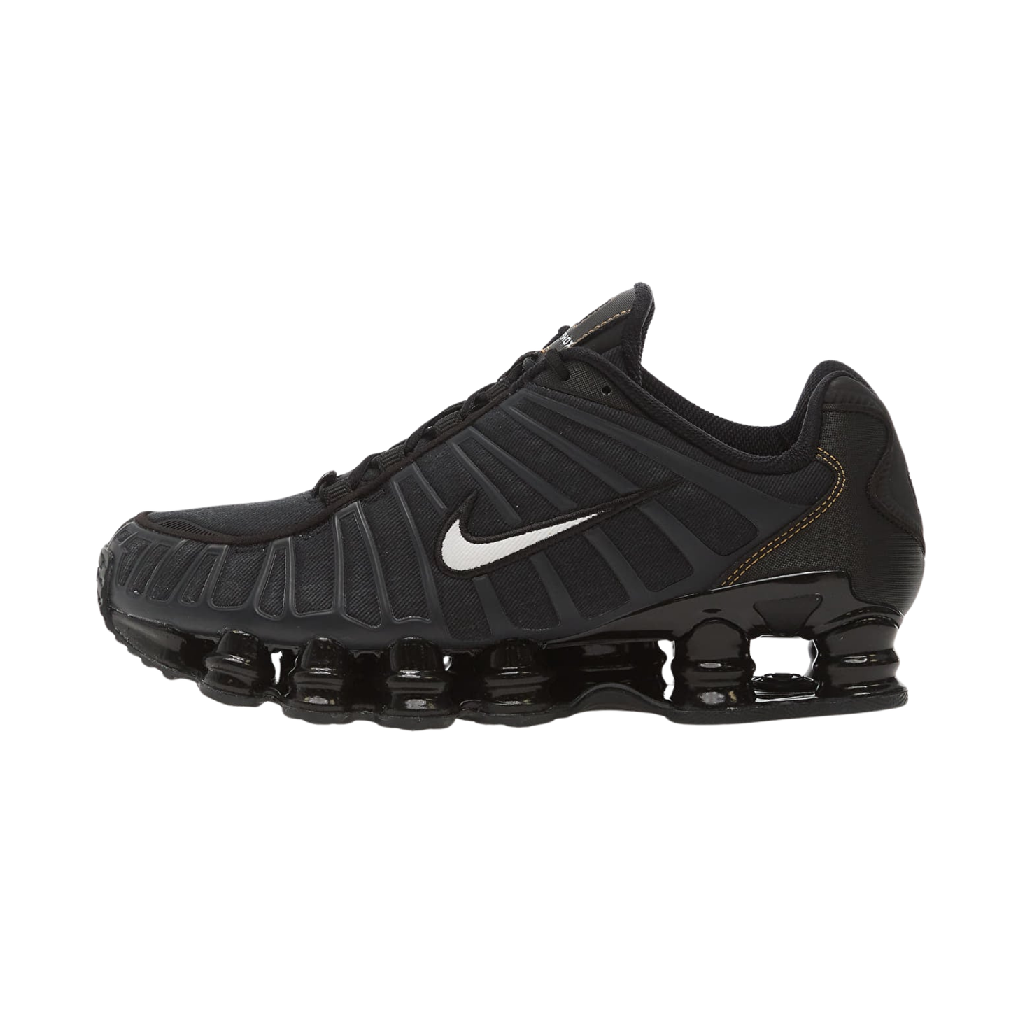 nike shox tl black white anthracite profil gauche