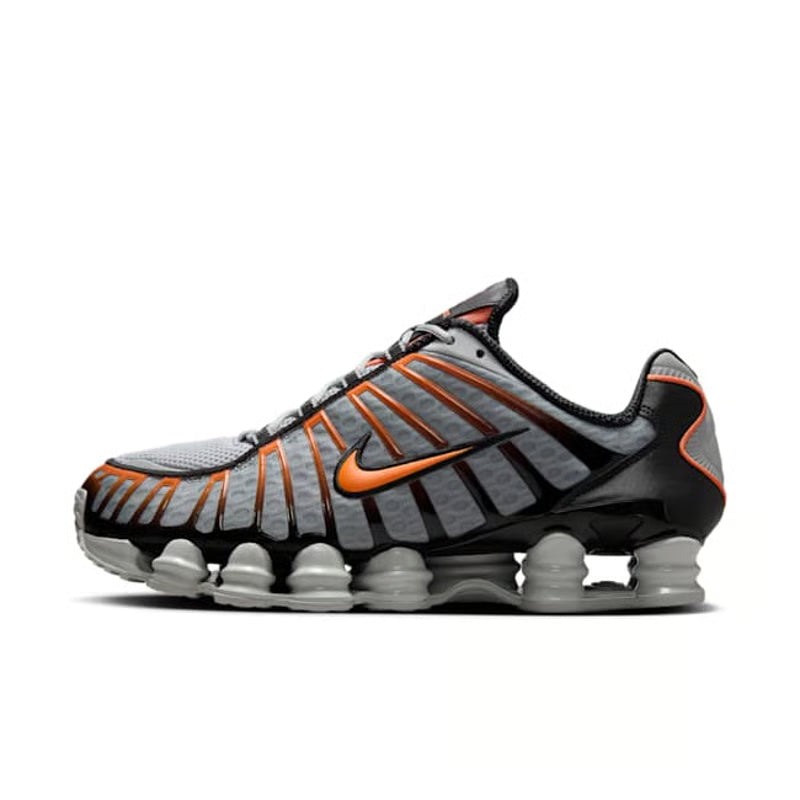 Nike Shox TL Homme Light Smoke Grey Bright Mandarin profil