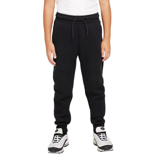 jogging nike tech fleece junior noir vue face