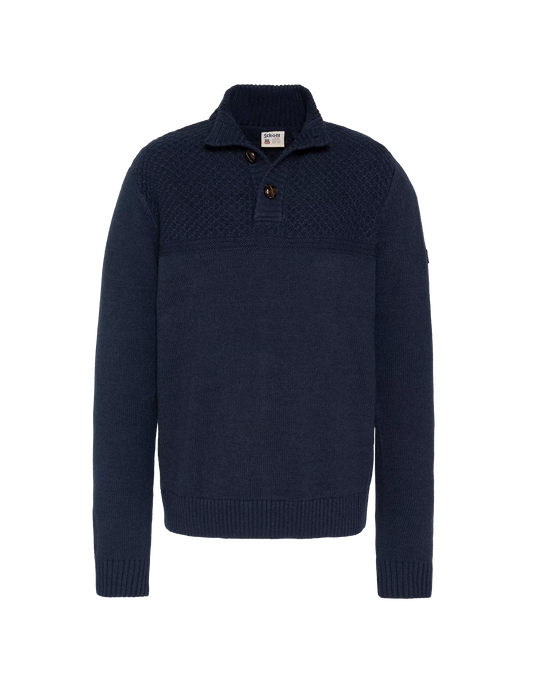 Pull Schott Montana camionneur navy – vue de face