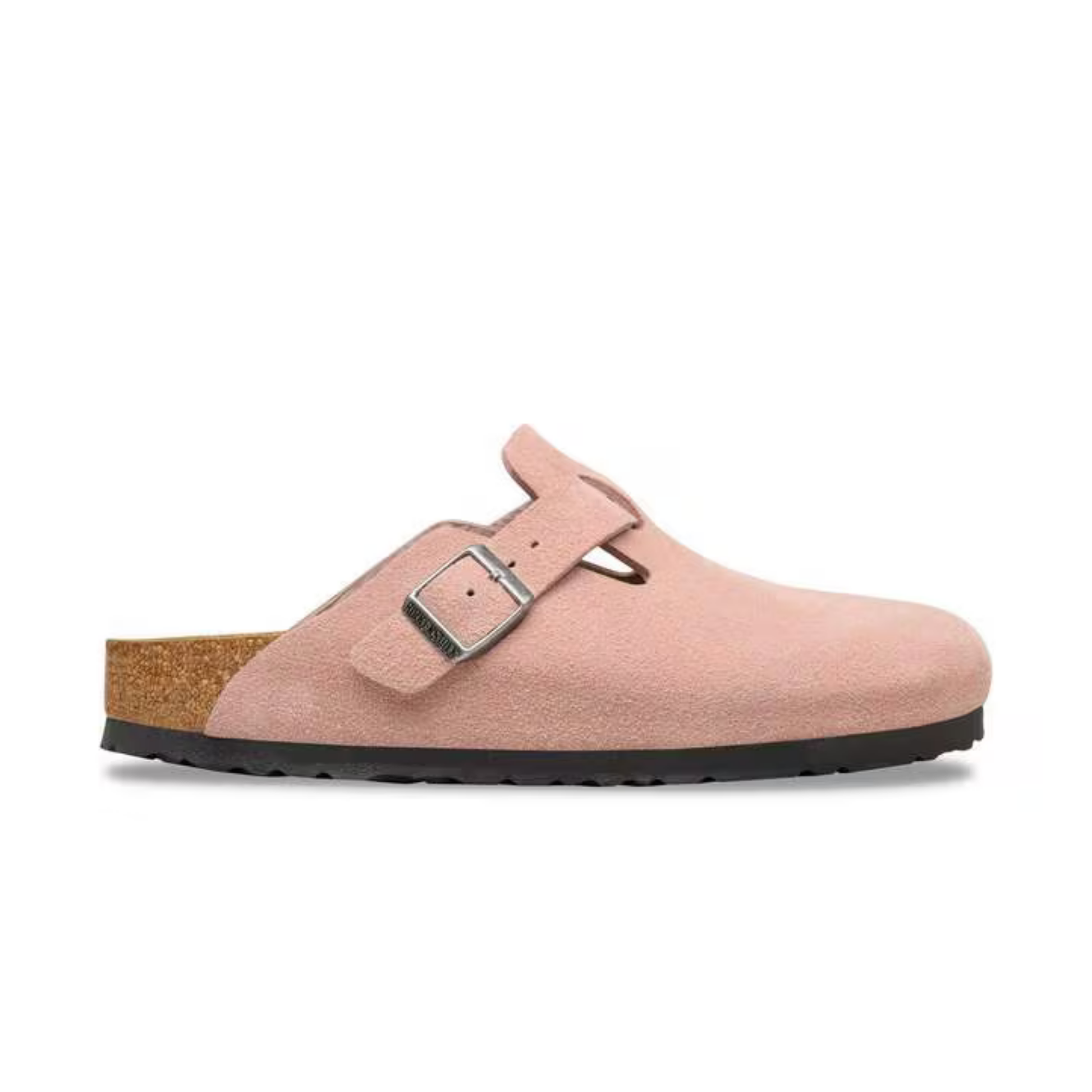 sabot birkenstock boston rose pink clay profil