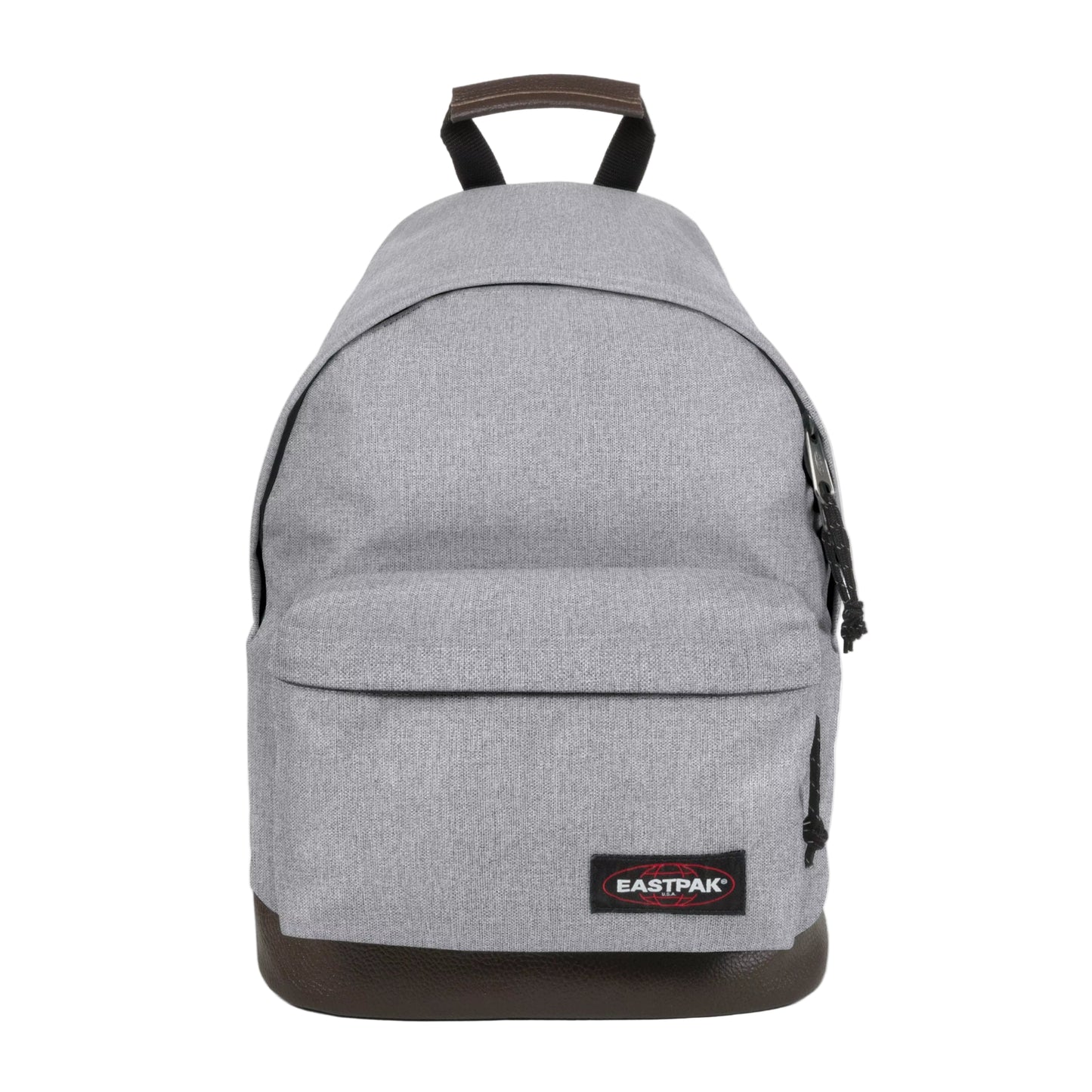 Sac à dos Eastpak WYOMING gris Sunday Grey avec base en cuir