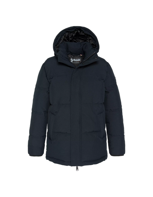Parka Schott JAMES25 bleu marine – vue de face
