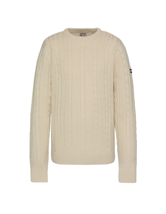Pull Schott PLFIRE Off White – vue de face