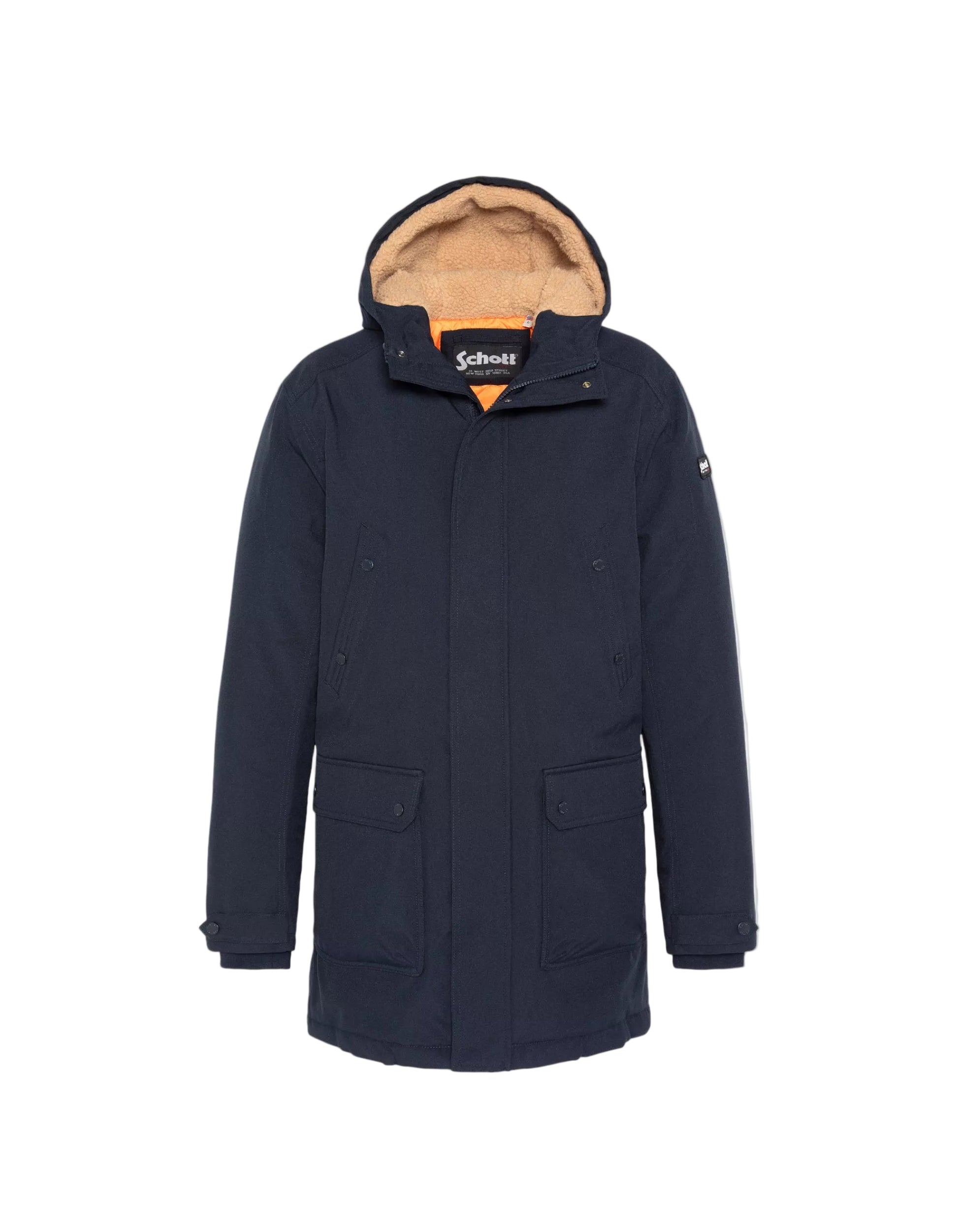 Parka Schott RADO navy – vue de face