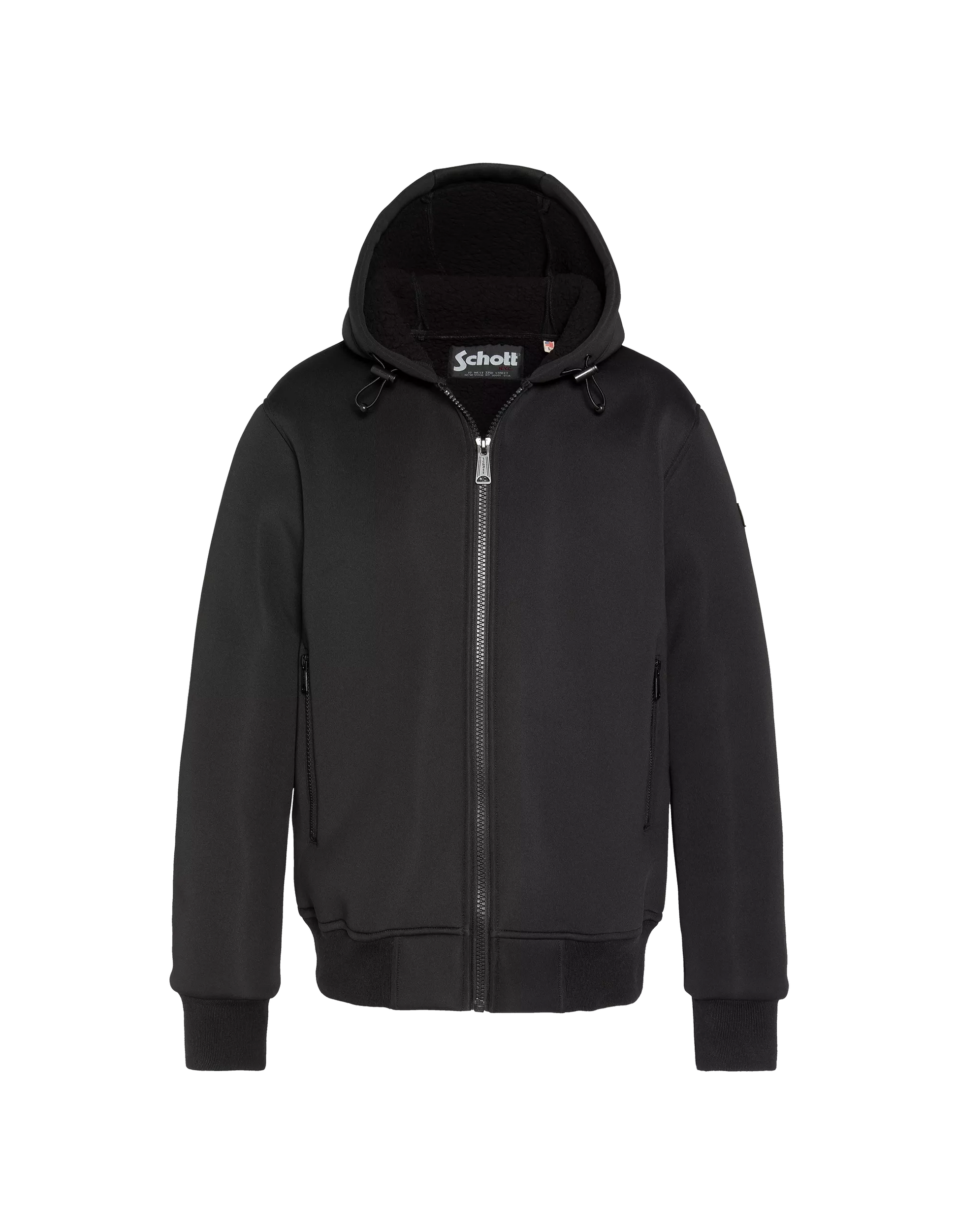 Gilet technique Schott STREET noir – vue de face