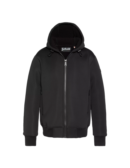 Gilet technique Schott STREET noir – vue de face