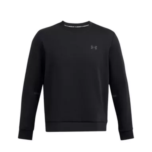 sweatshirt under armour unstoppable fleece homme noir face