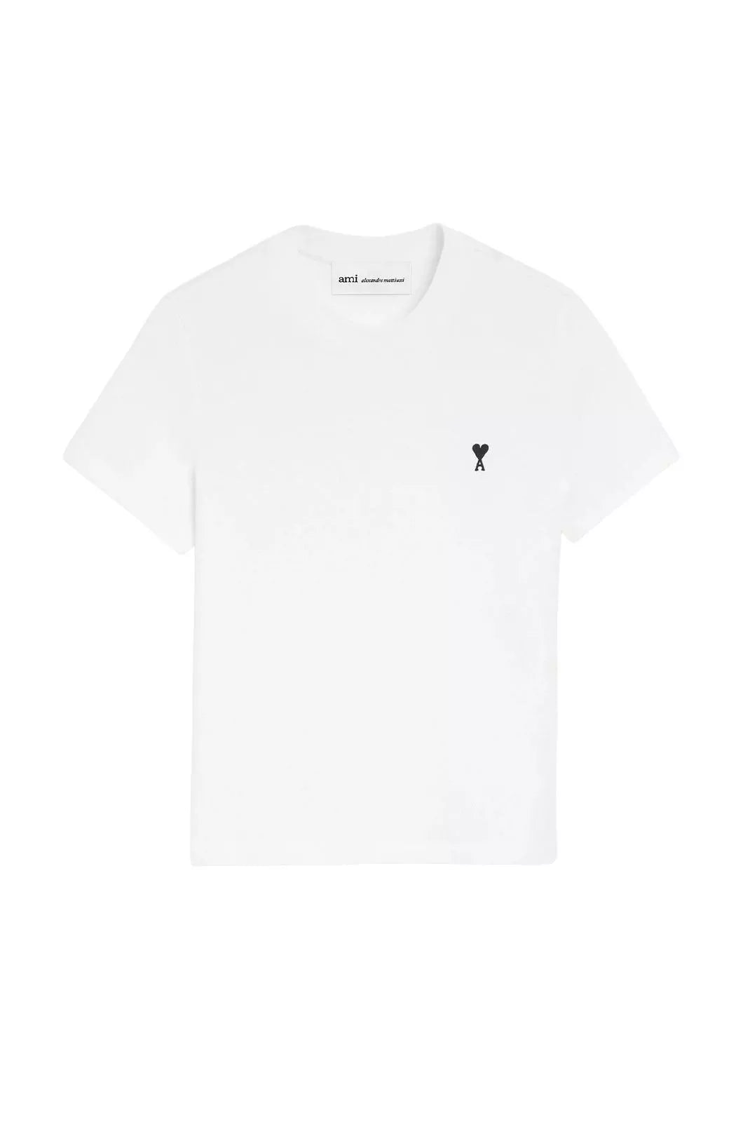 t shirt ami paris homme blanc vue face