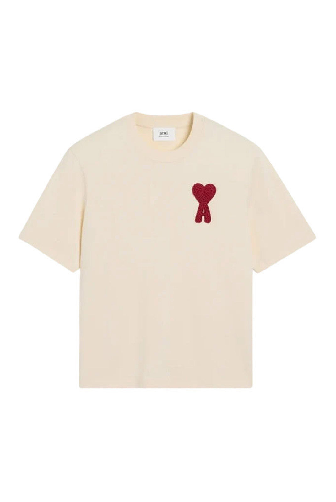 t shirt ami paris homme patch coeur rouge