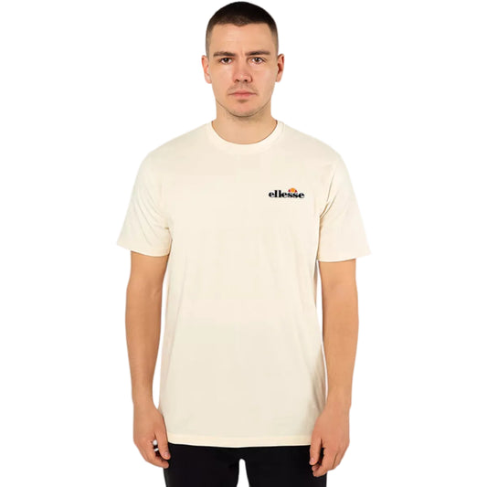 t-shirt Ellesse homme beige logo signature poitrine