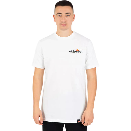 t-shirt Ellesse homme blanc logo signature poitrine