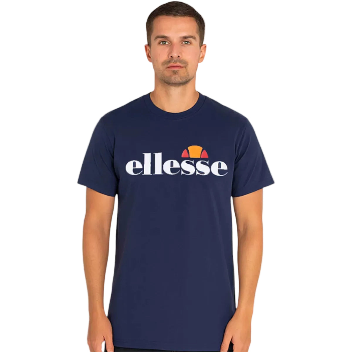 t-shirt Ellesse homme marine big logo frontal