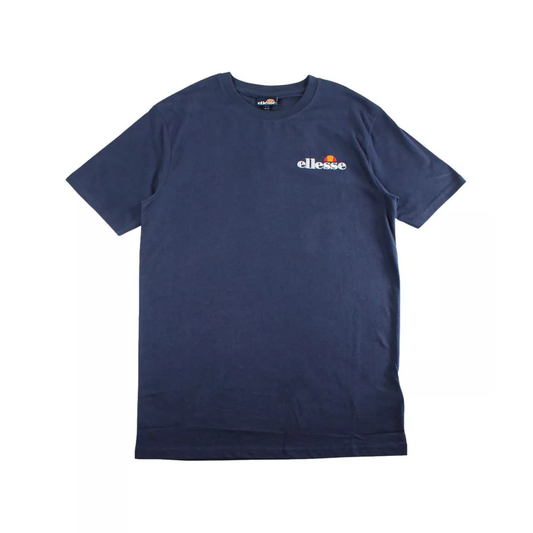t-shirt ellesse homme marine logo signature vue avant