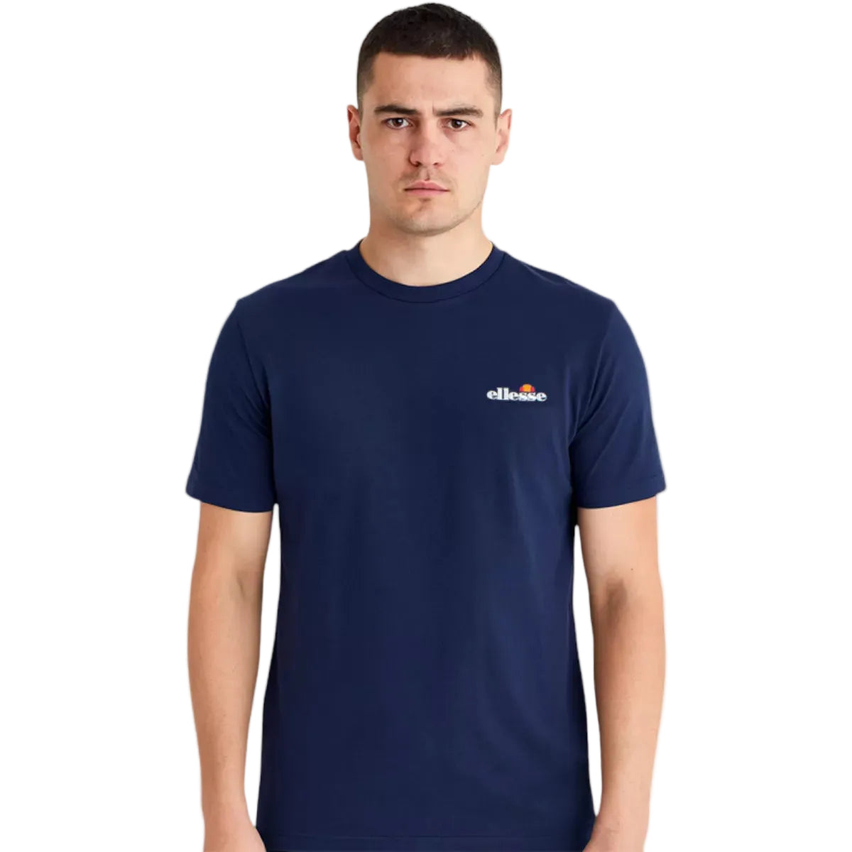 t-shirt Ellesse homme marine logo signature poitrine