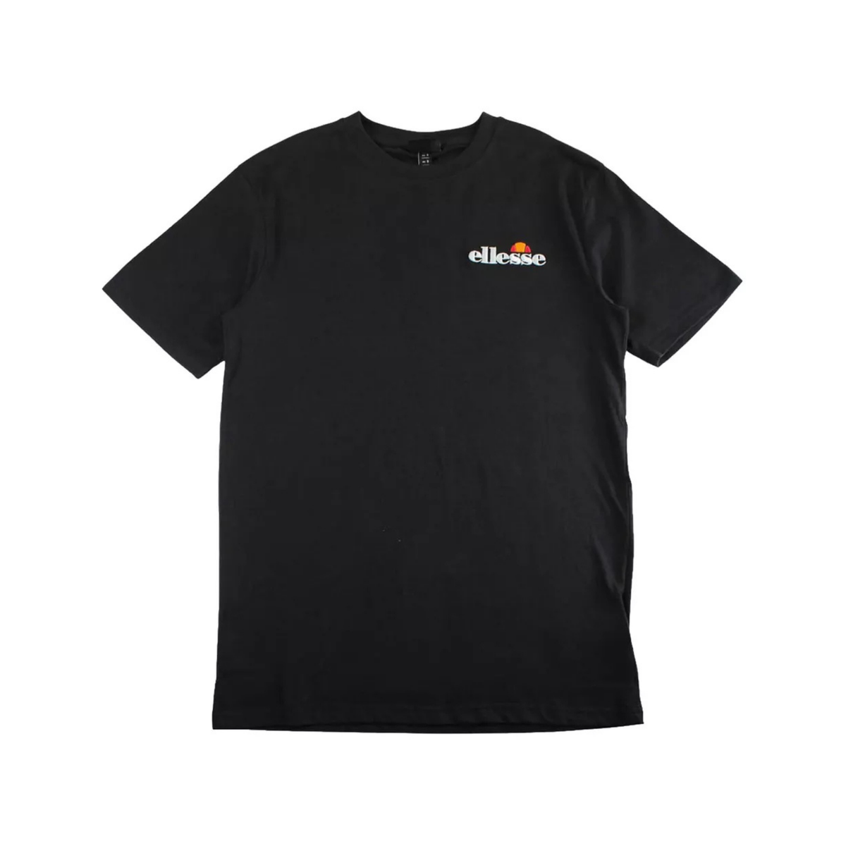 t-shirt ellesse homme noir logo signature vue avant
