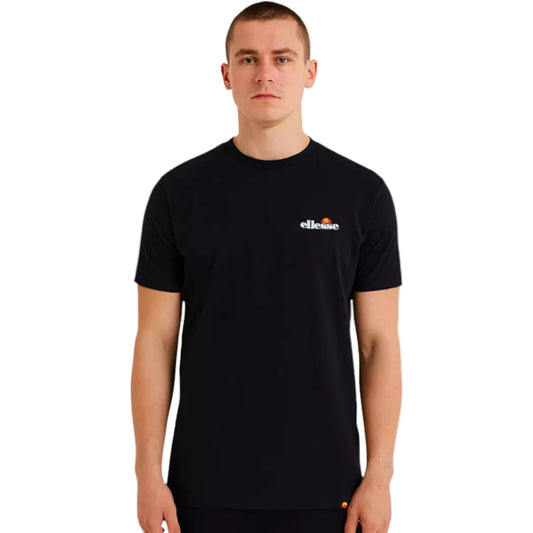 t-shirt Ellesse homme noir logo signature poitrine