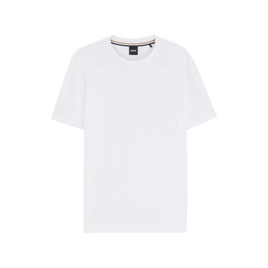 t-shirt hugo boss thompson homme blanc vue de face