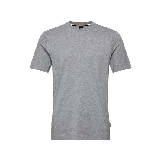 t-shirt hugo boss thompson homme gris chiné vue de face