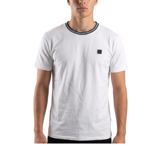 t-shirt redskins homme optic white logo vertical vue face