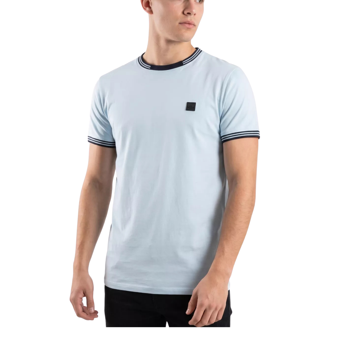 t-shirt redskins homme sky bleu ciel logo vertical