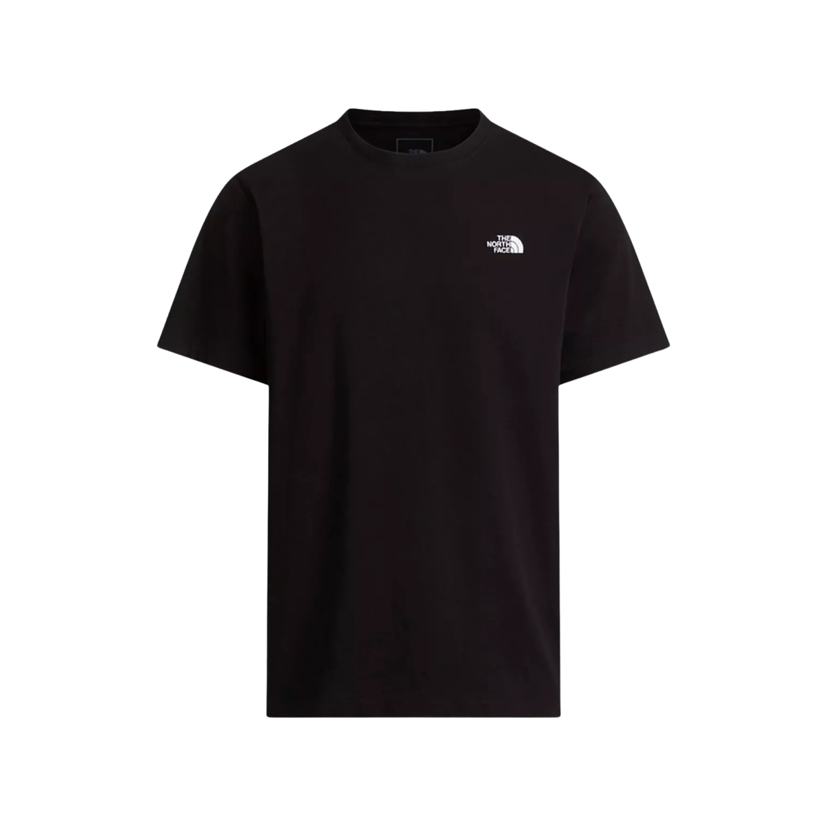 t-shirt the north face homme noir logo brodé vue avant