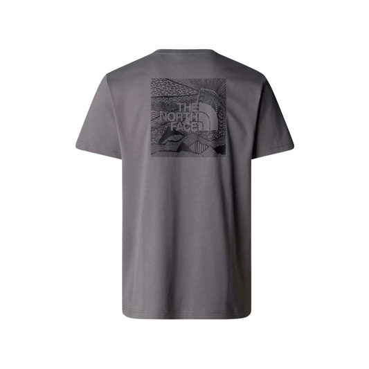 t-shirt the north face homme smoked pearl logo backside vue dos