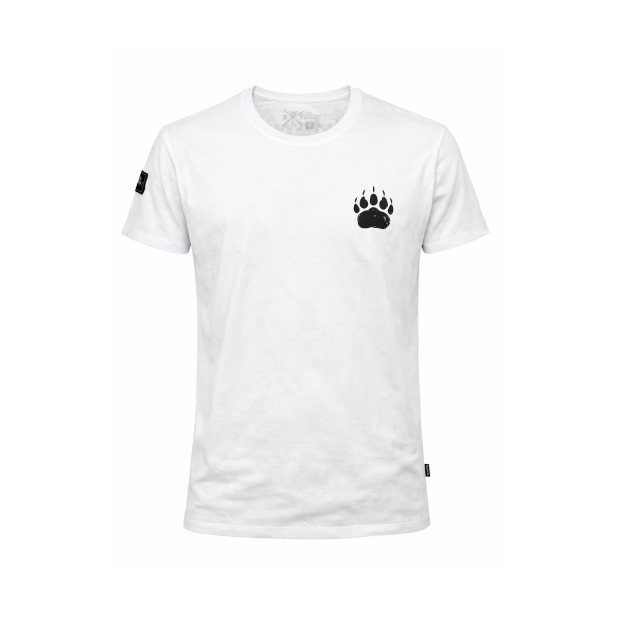t-shirt watts budy homme blanc vue face