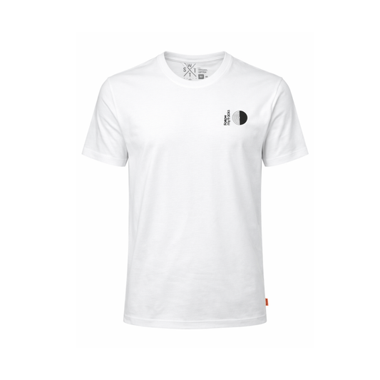 t-shirt watts tracks homme blanc vue face