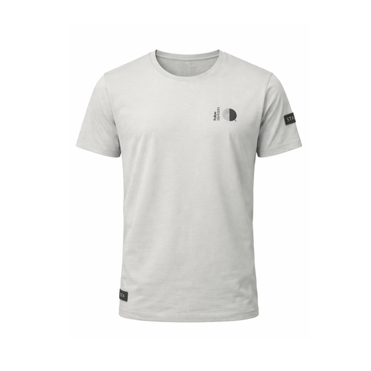 t-shirt watts tracks homme limestone grey vue face
