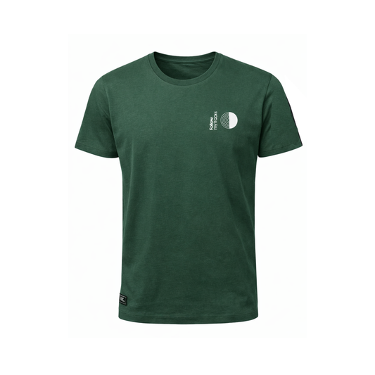 t-shirt watts tracks homme vert vue face