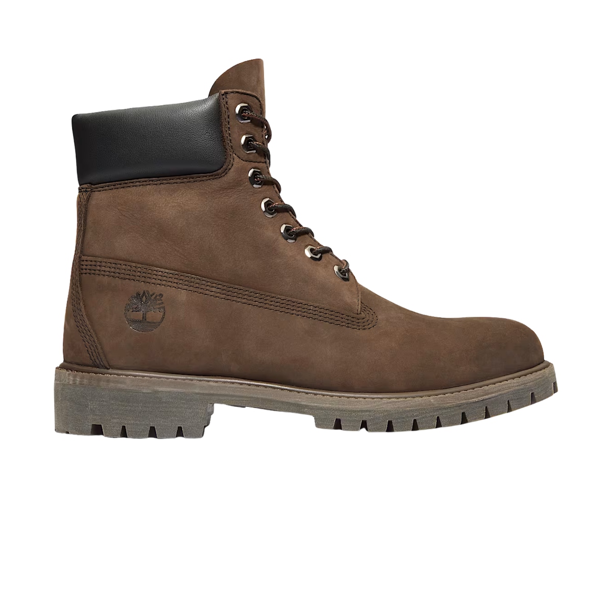 timberland premium 6 inch boot imperméable homme marron vue profil