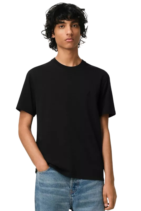 t shirt ami paris noir coeur ami embossé noir