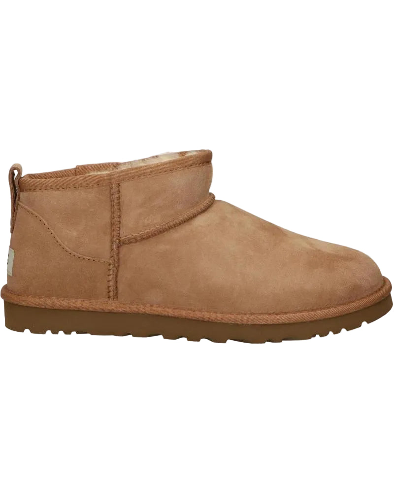 Bottes UGG Classic Ultra Mini homme Chestnut vue de profil