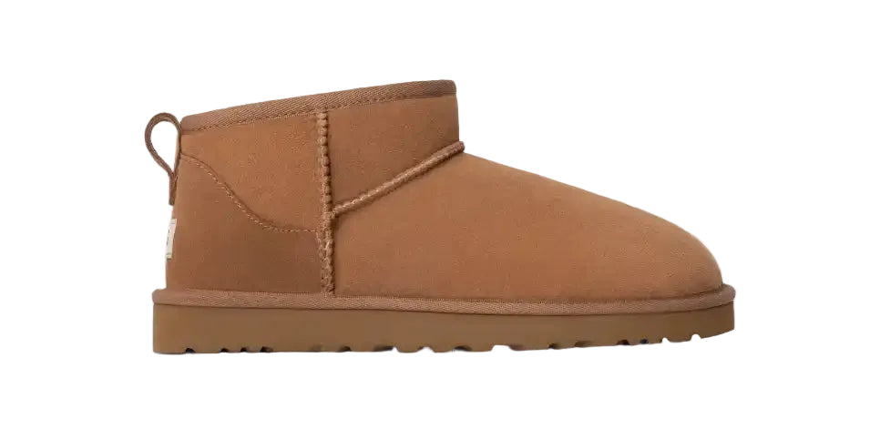 Bottes UGG Classic Ultra Mini homme Chestnut vue de profil